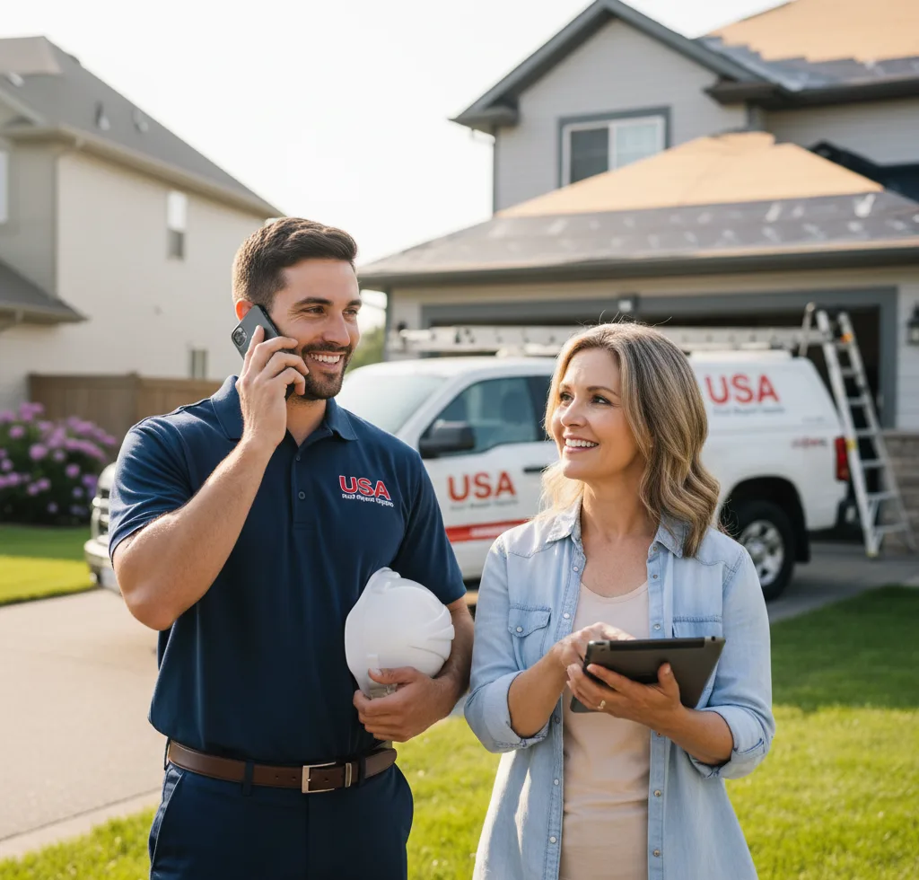 USA Roof Repair Experts customer support in Hagerhill
